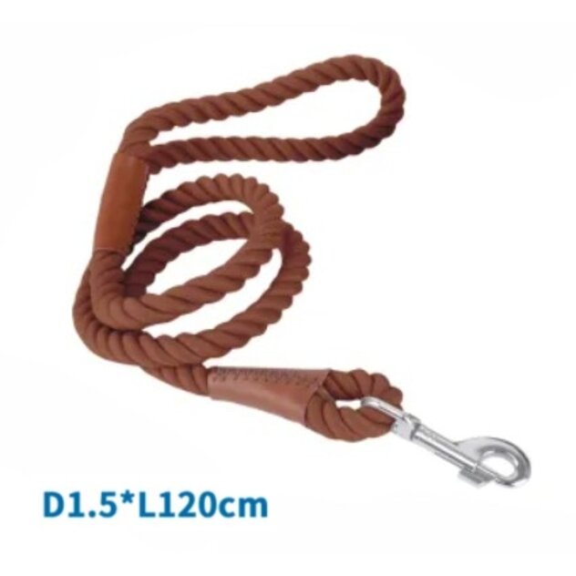 vodítko hnedé lanové-